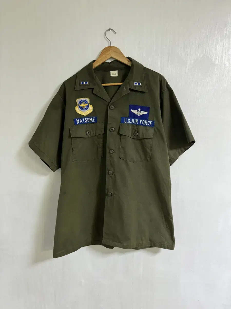 90s usaf og 507 밀리터리 셔츠