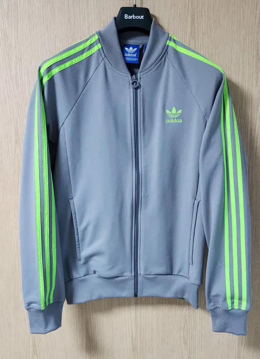 (pictured) Adidas Superstar Jersey Track Top