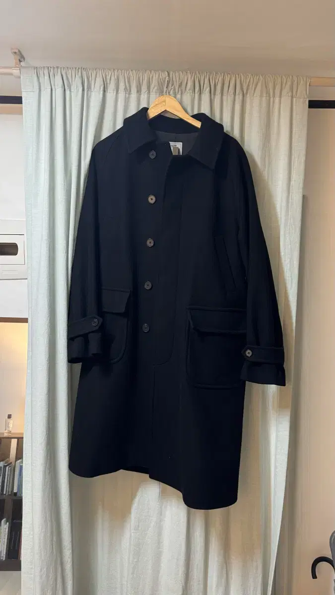 AnotherOffice Balmacan Coat 2 black black immaculate