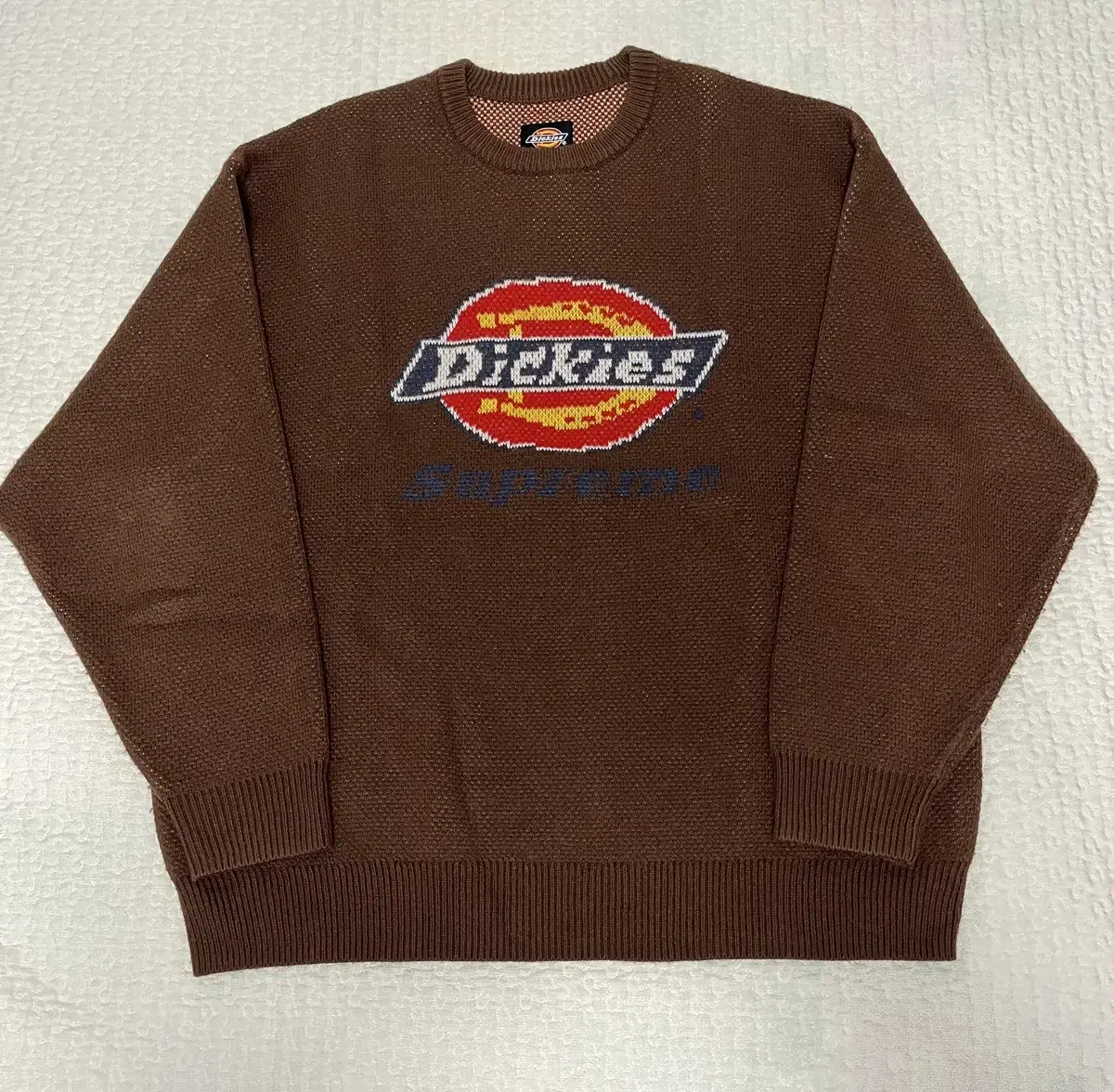 L) Supreme Dickies Sweater Knit Brown