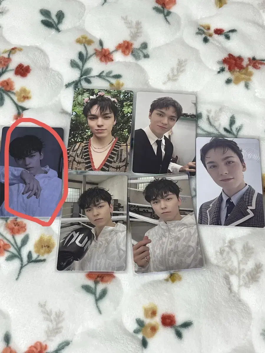 Seventeen vernon photocard sells