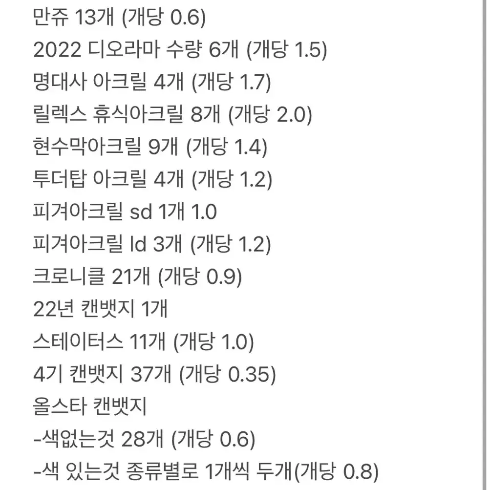 하이큐 사쿠사 키요오미 굿즈 판매