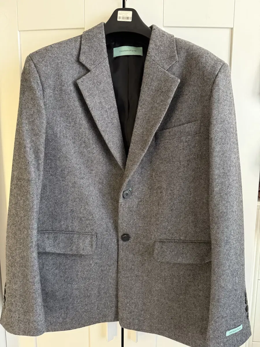 Instant Punk Harringbone Gray Blazer