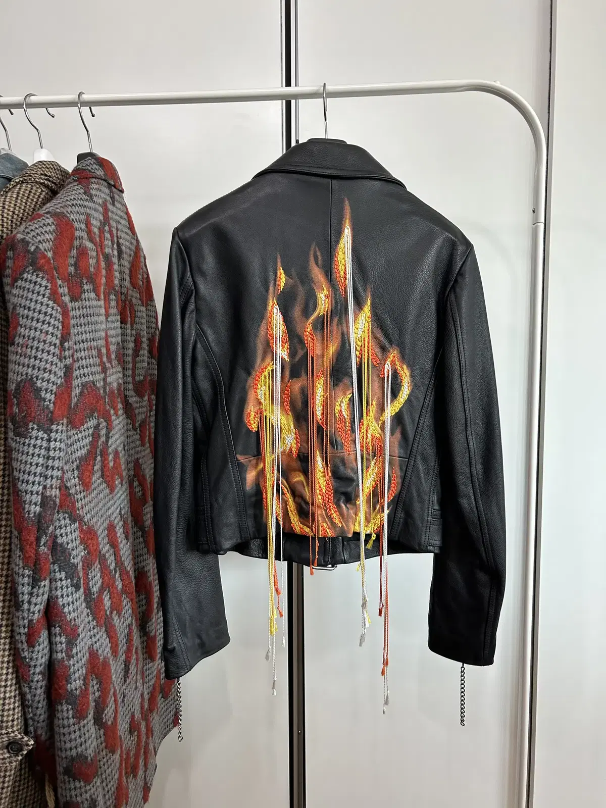 Margiela Flame Leather Jacket