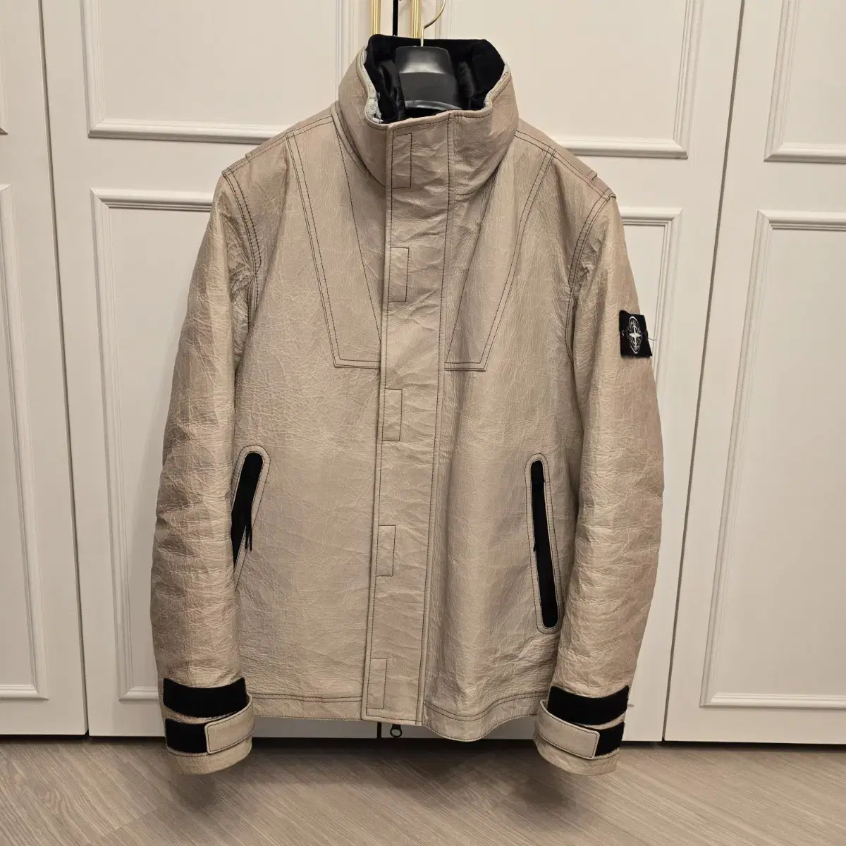 Stone Island Dyneema Leather Ice Padded Jacket M