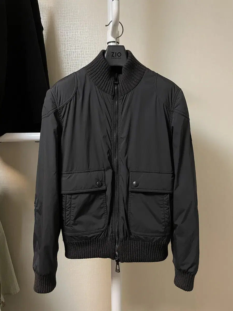 Belstaff Reversible Wool Bomber Jacket