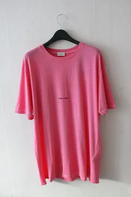 YSL Saint Laurent SAINT LAUREN Genuine short sleeve T-shirt pink new