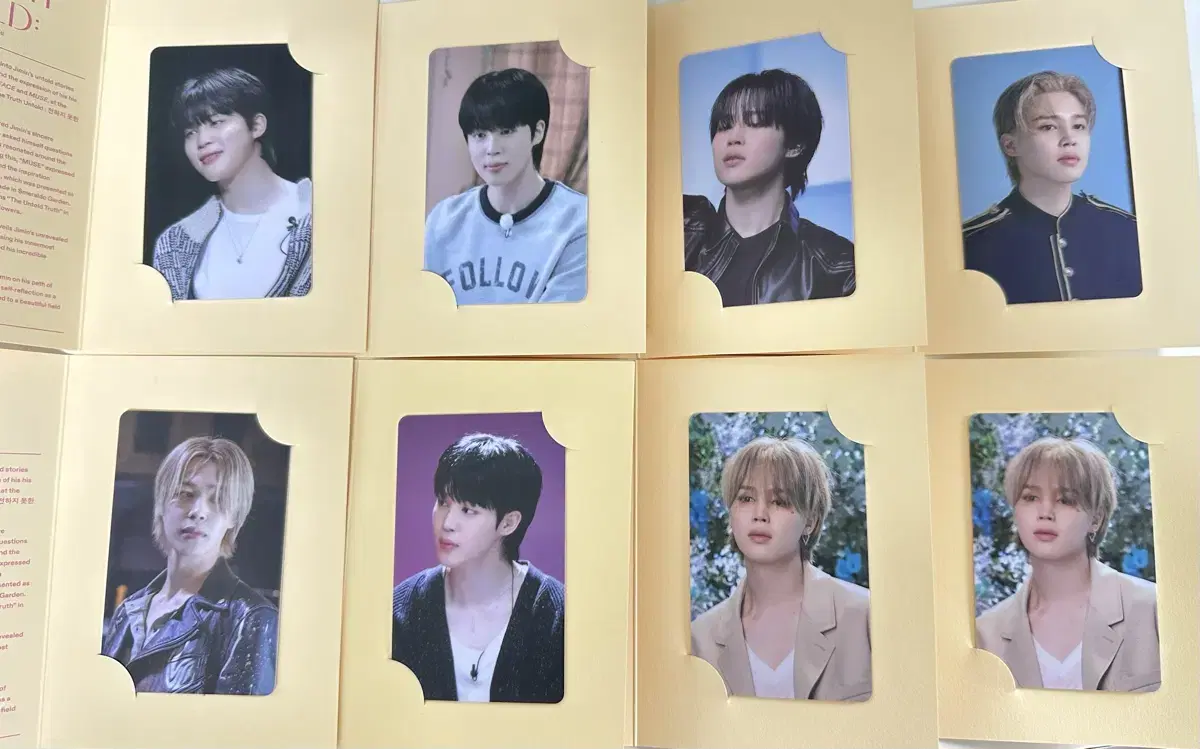 Bulk of 8 Jimin photo kards