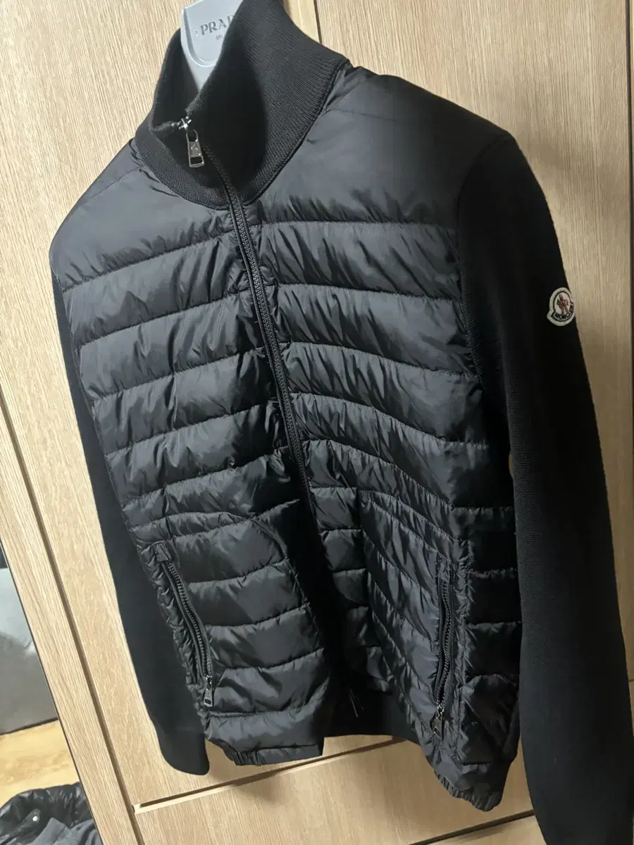 Moncler Knitted Padded Tricot BlackL