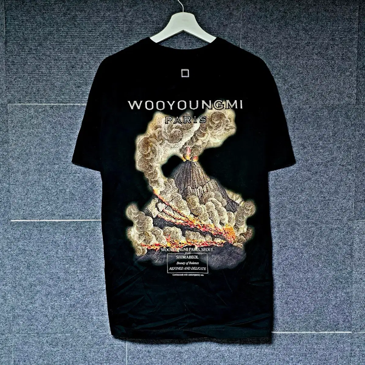 -Same day shipping- [New item 46 size] Wooyoungmi Volcano Vahn Short Sleeve Tee