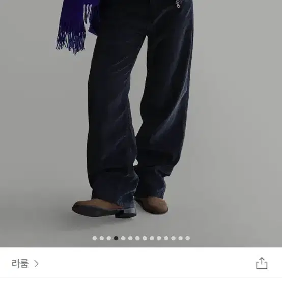 라룸 코듀로이팬츠 M size 네이비