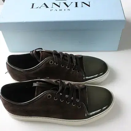 LANVIN 랑방 정품 벨루어 스니커즈 새제품