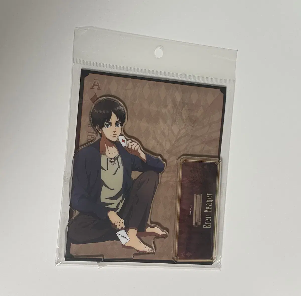 (Unsealed) jin Trump kard Eren Jaeger acrylic stand