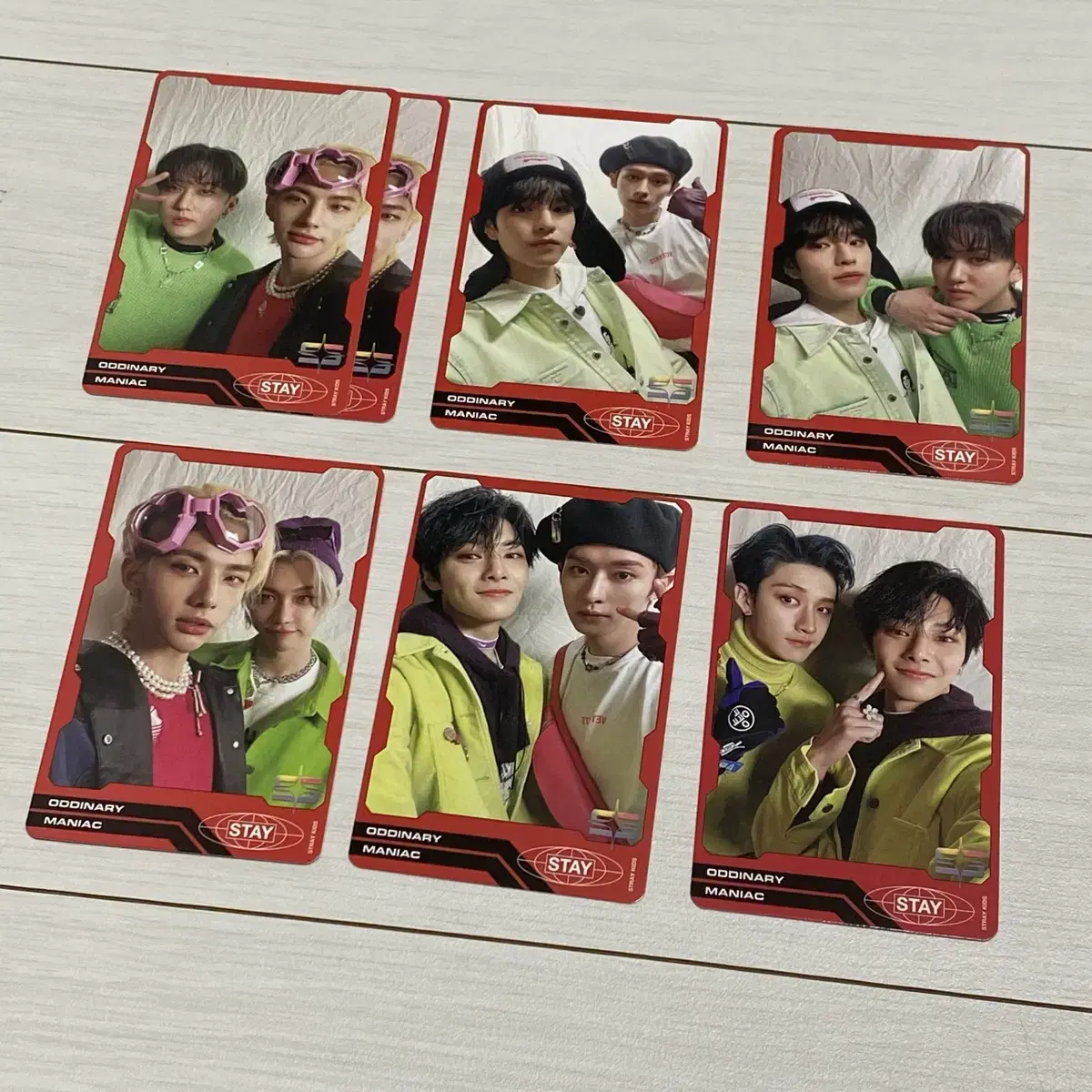 Straykids Maniac Orchestra UnitPhotoCard lee know hyunjin felix bang chan seungmin i.n.