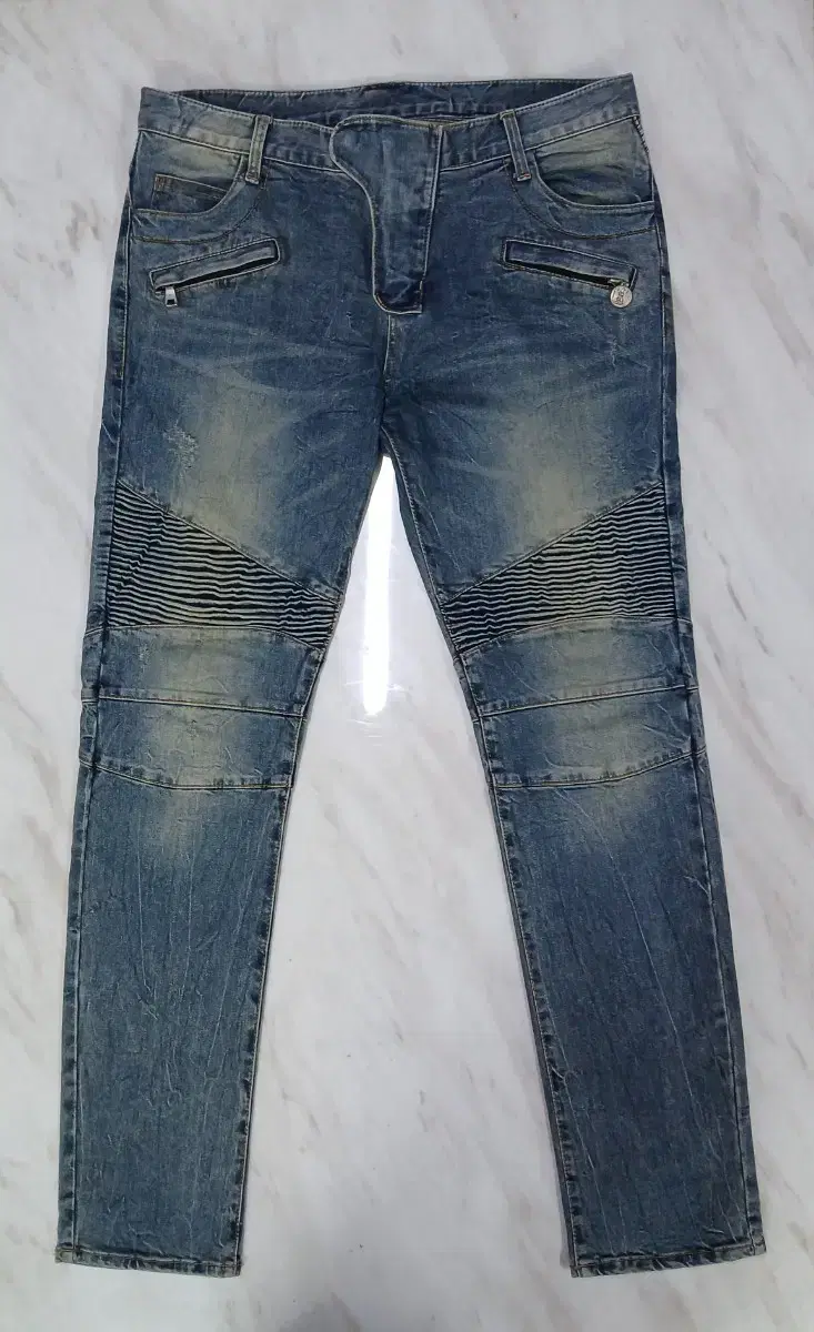 [Italian Genuine] Balmain jeans size 52 (domestic 36) biker jin (luxury jeans)