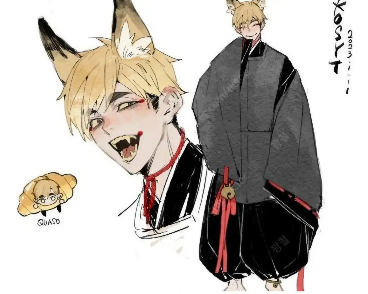 Haikyuu Miya Atsumu Garinu is for sale (wig, ears, tail decoration included)