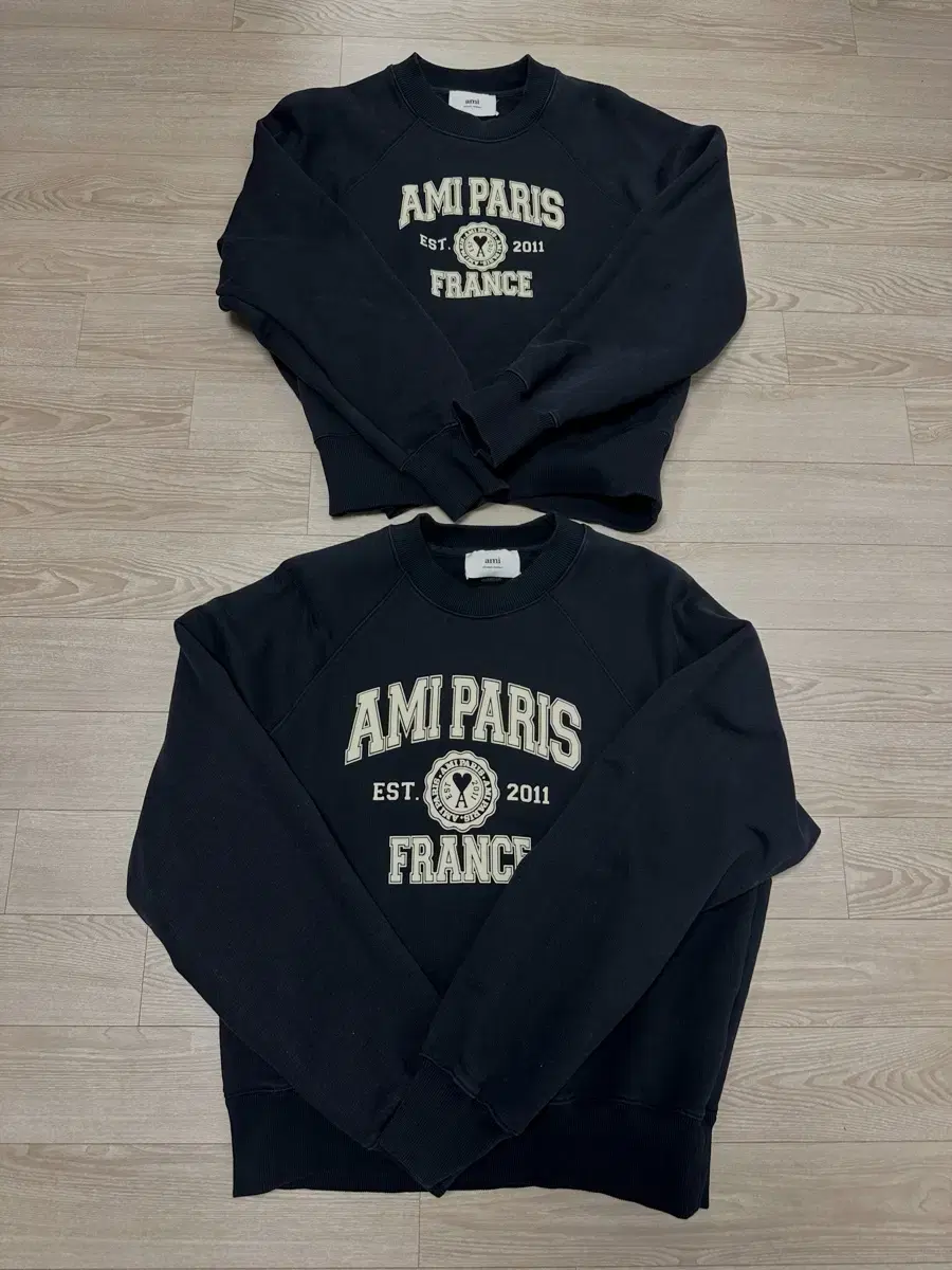 Ami Paris Man-to-Man Navy Couple Size S L