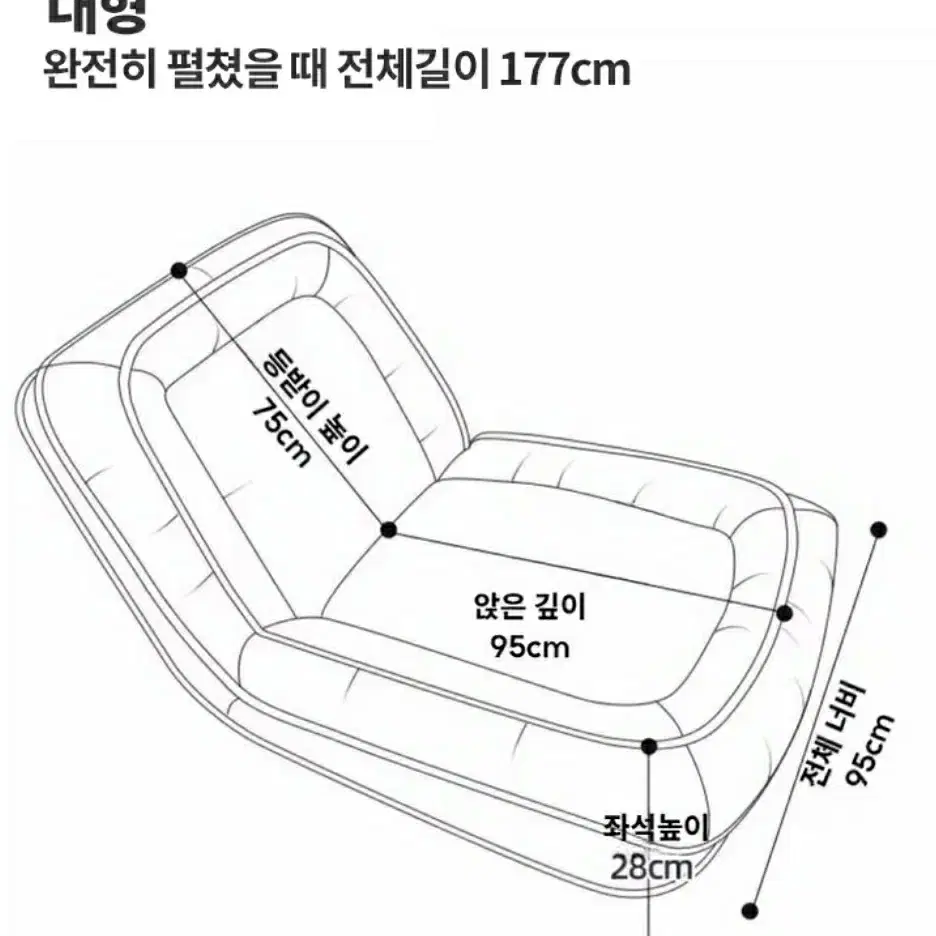 !!새제품!! 1인 5단 접이식 소파 겸 침대