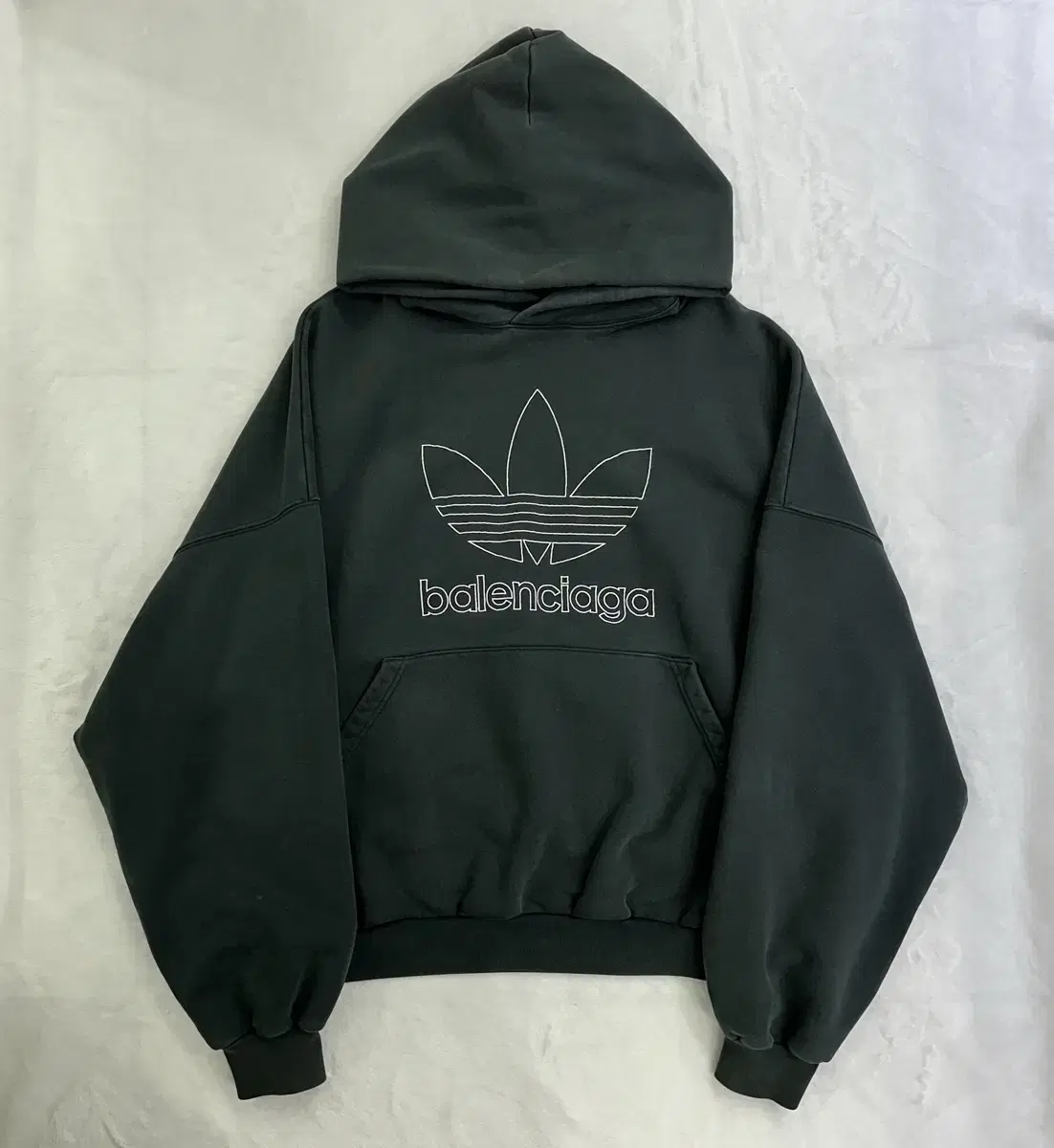 Genuine Adidas Balenciaga Collaboration Hooded Sweatshirt