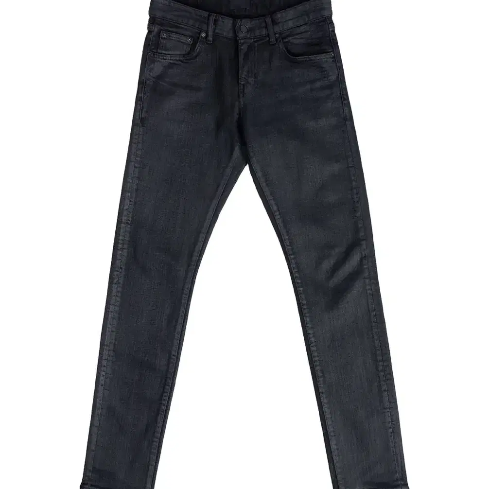 Soft Black Coating Jeans