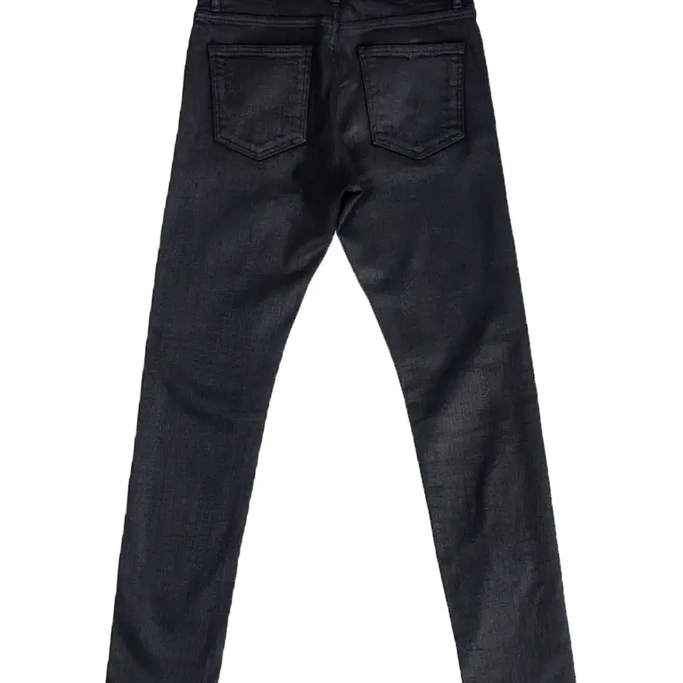 Soft Black Coating Jeans