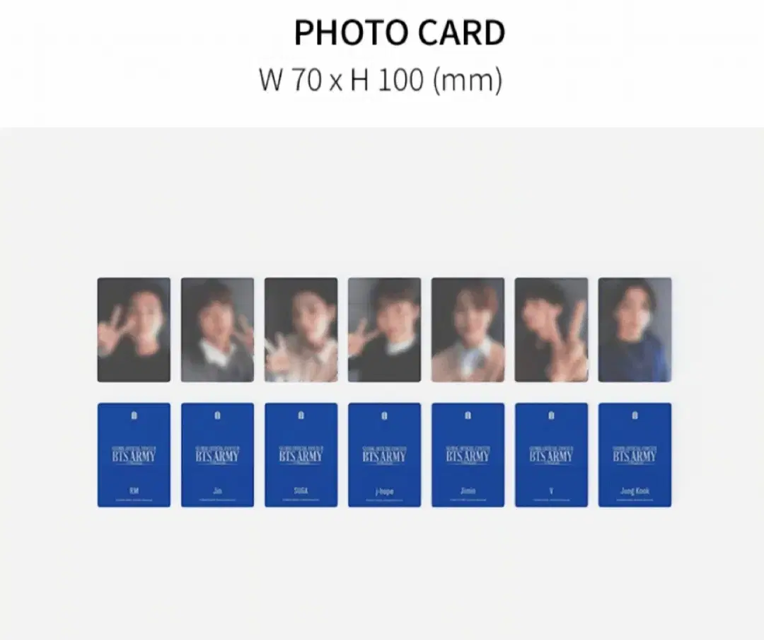 BTS ARMY MEMBERSHIP GIFT (Membership Card X)