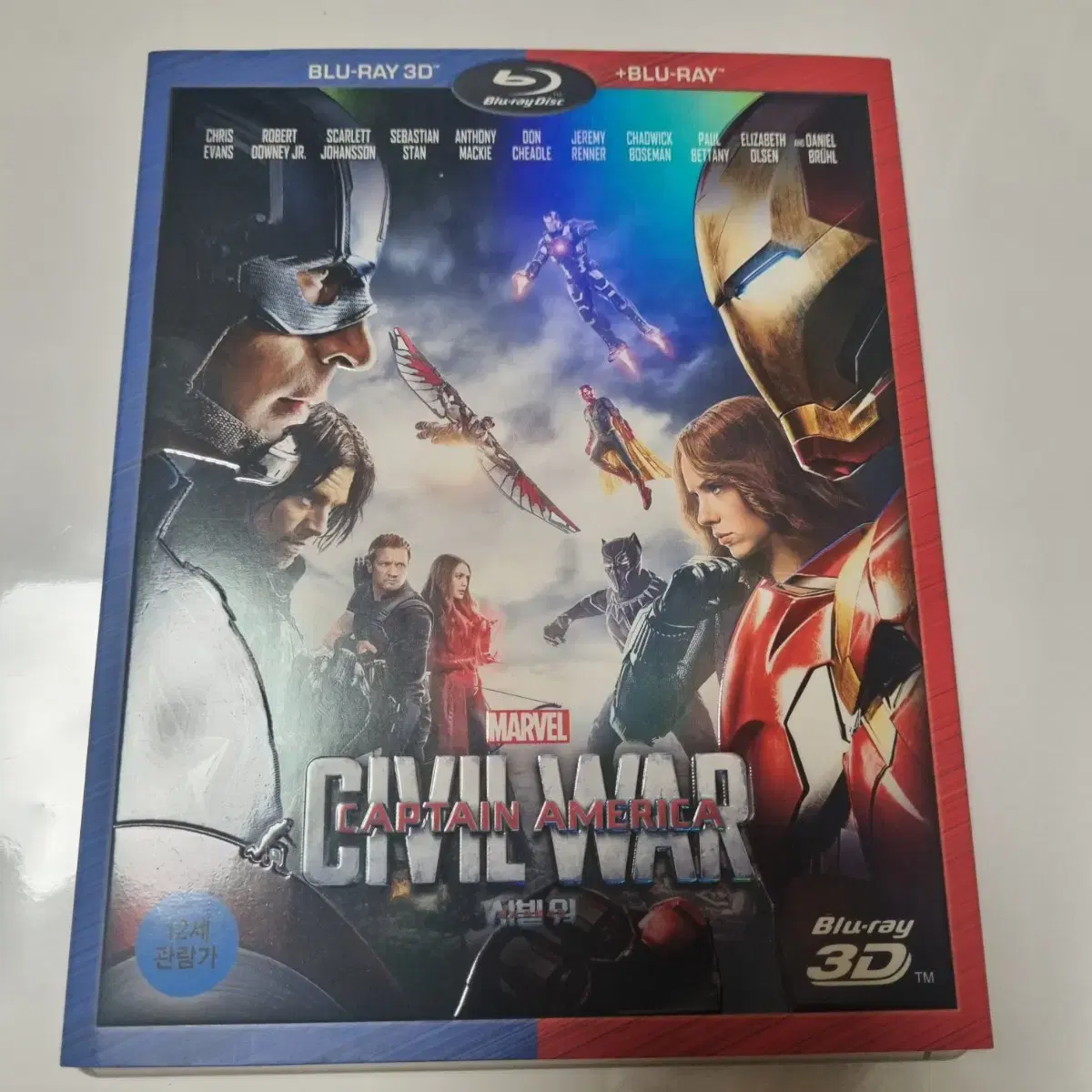 Captain America Civil War 3D blu-ray