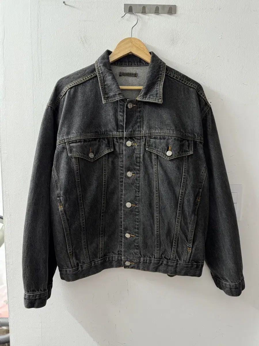 SUNADIEU Japanese Vintage Tucker Black and Blue Denim Jacket