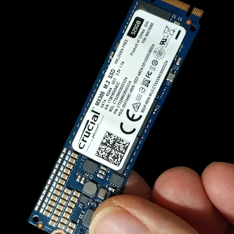 마이크론 M.2 SATA SSD 525GB (상태좋음)