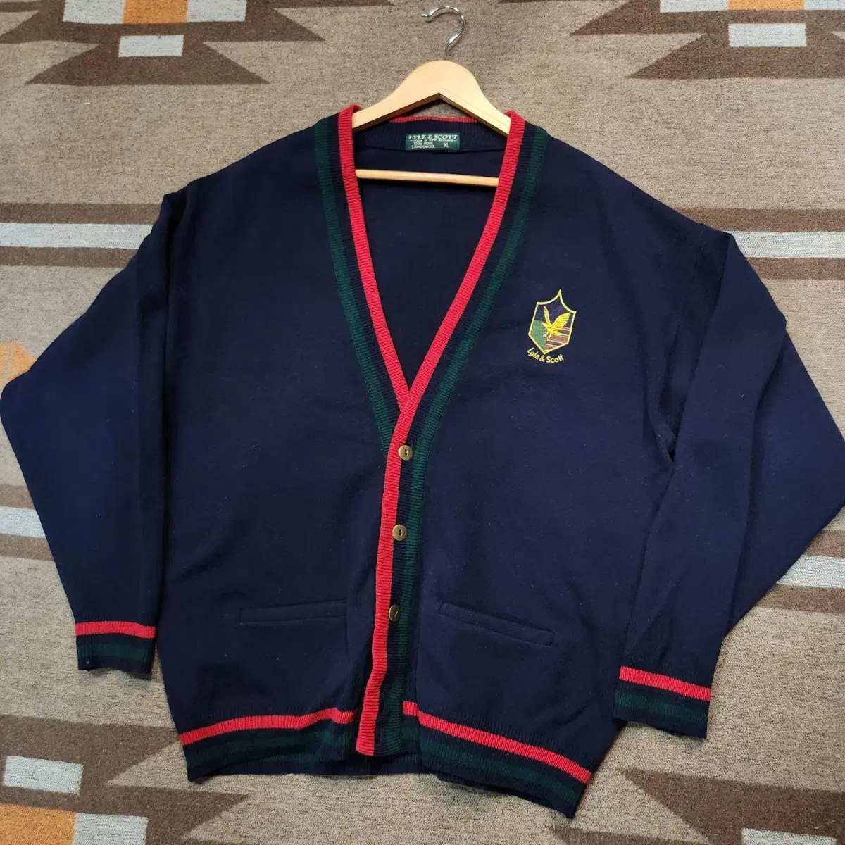 Lyle & Scott New Zealand Lambswool Cardigan XL