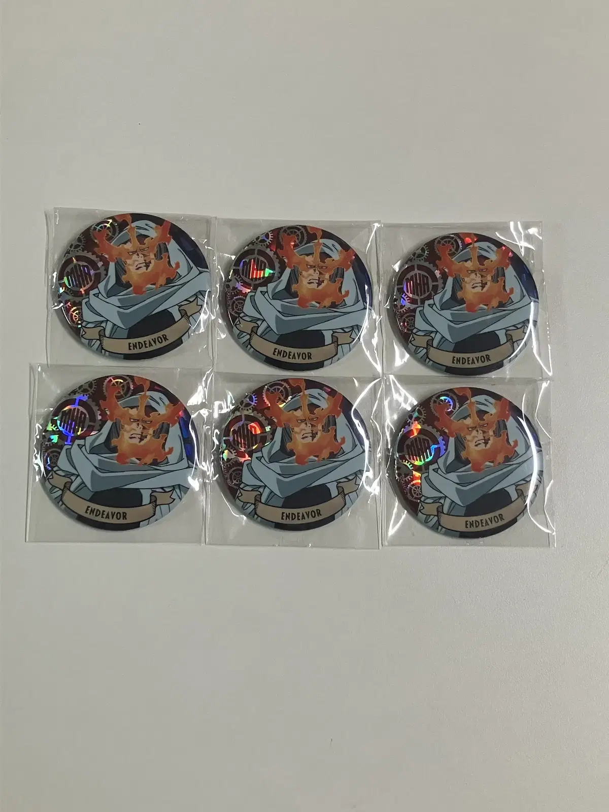 My Hero Academia Nahia Endeavor Ten Girl hologram Badge sell WTS