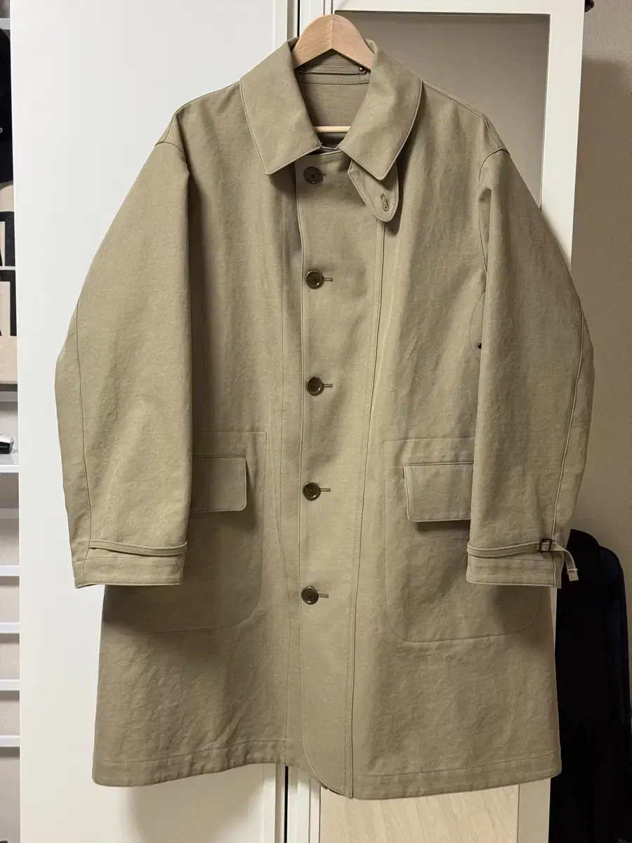 A.PRESSE Motorcycle Half-Coat Khaki 2