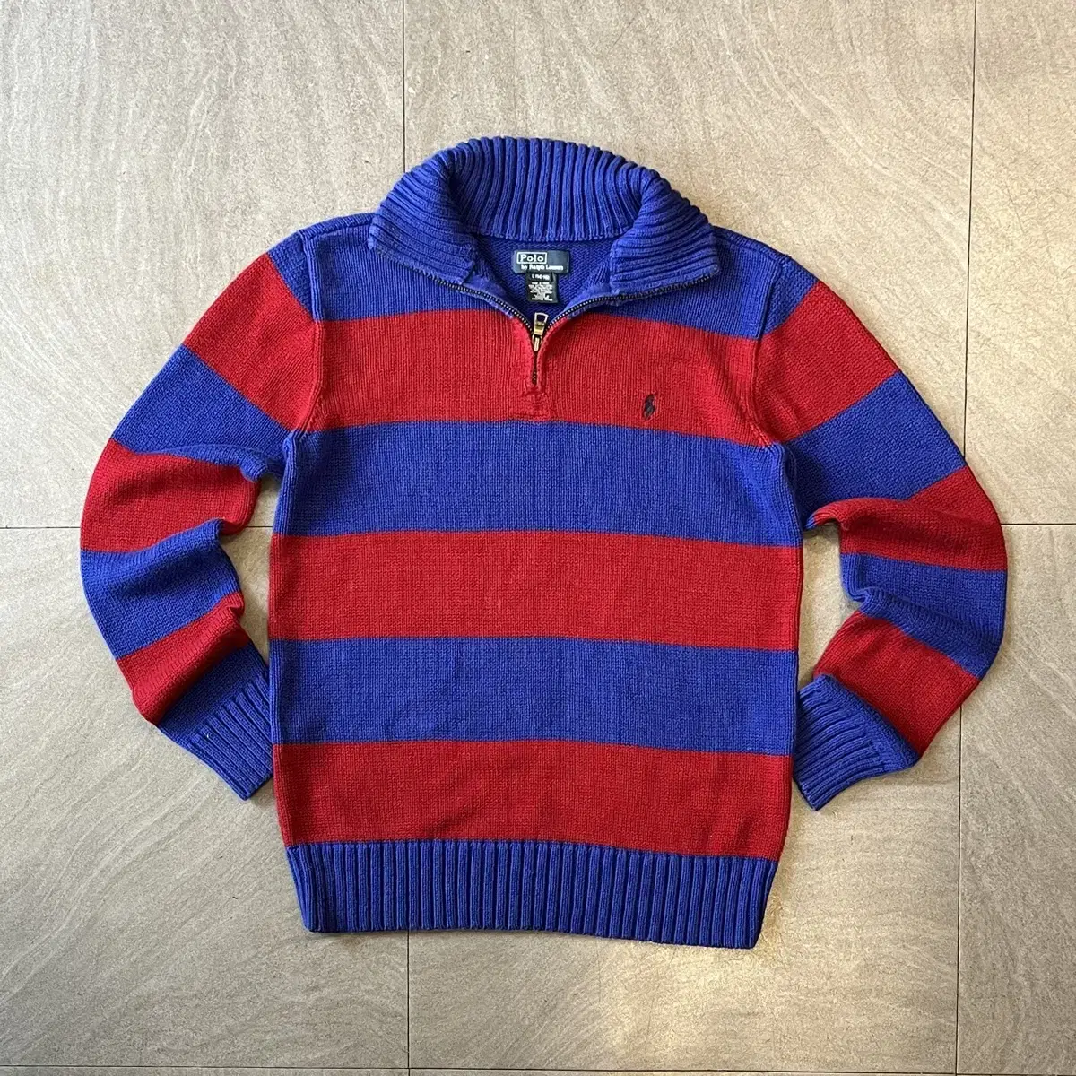 Polo shirt, Doosan, genuine striped vahn-jip knit