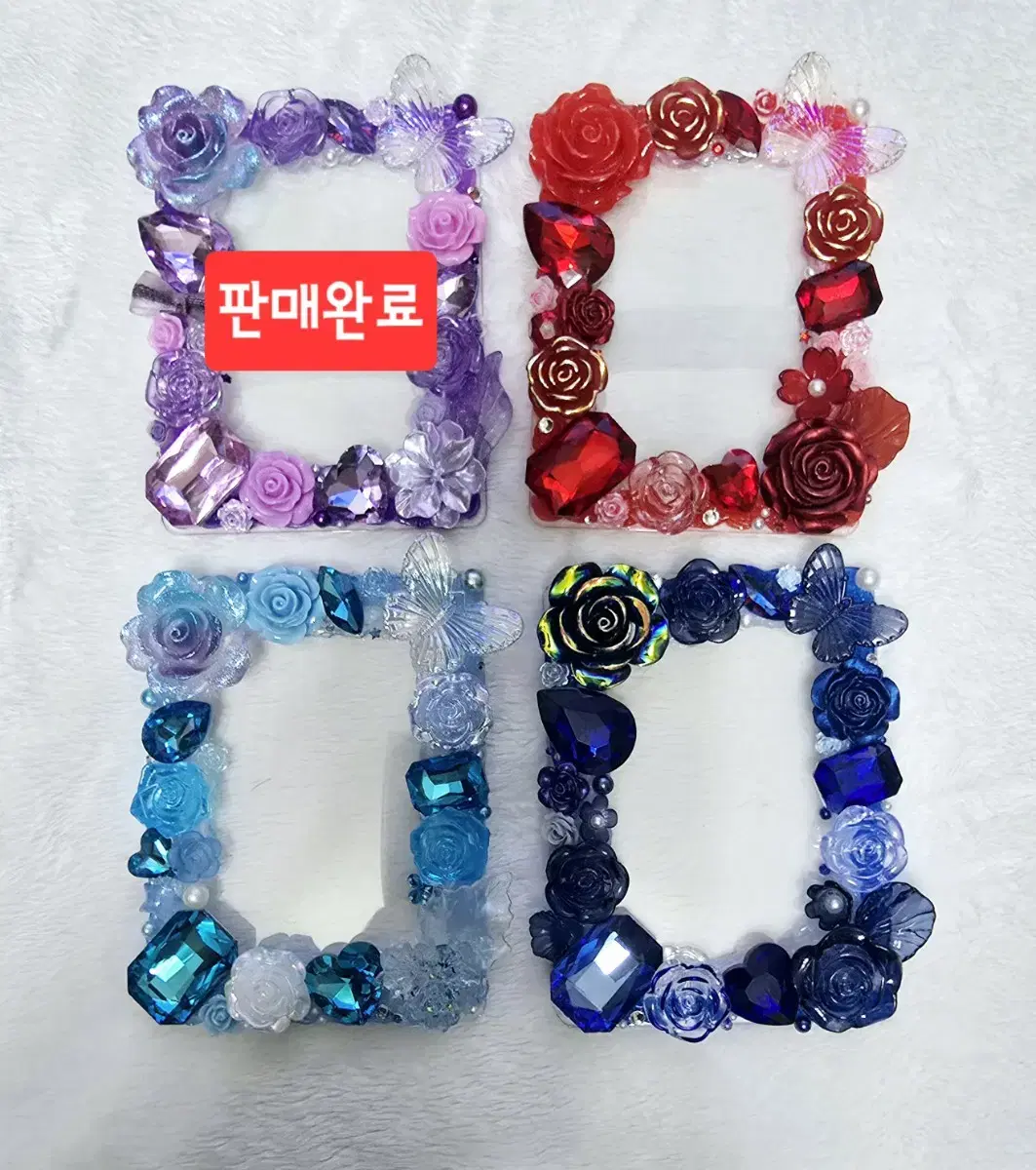 Crystal Stone Decodentopku Photocard Holder