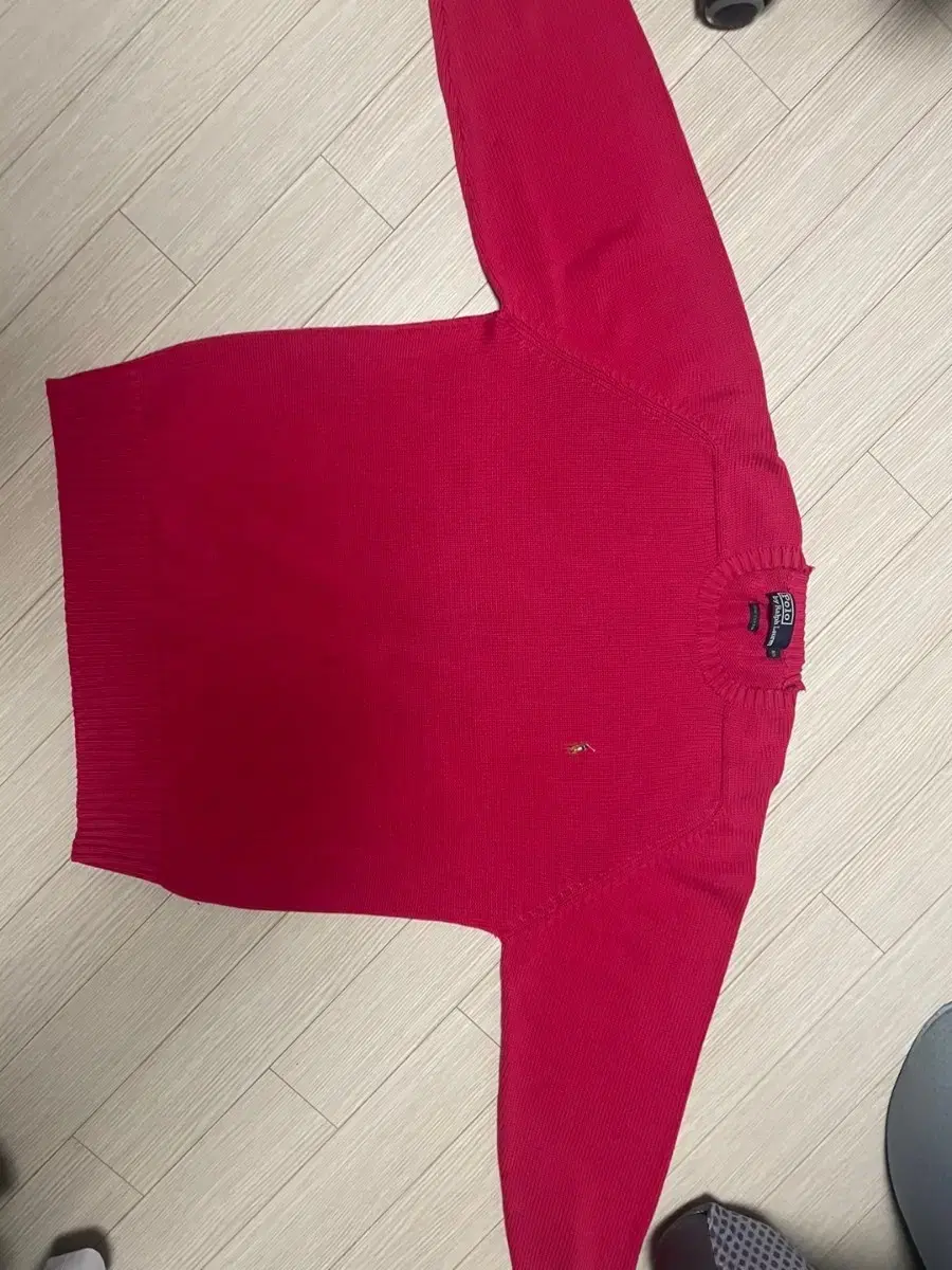 Polo Men's Red Knit