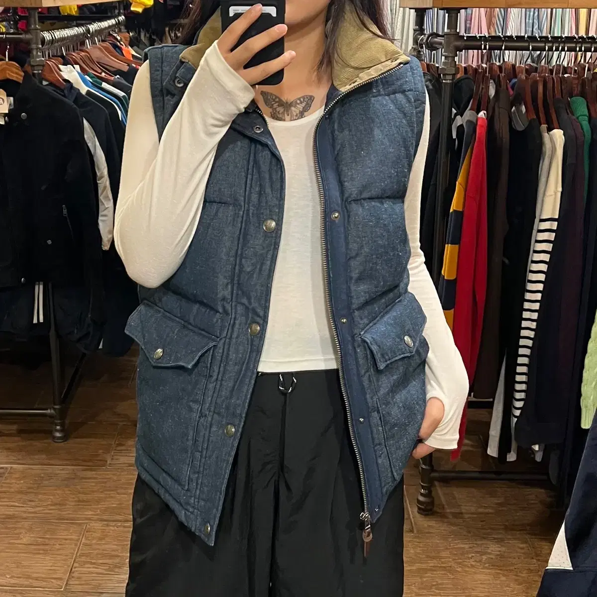 [HI]Levi's Denim Padded Vest