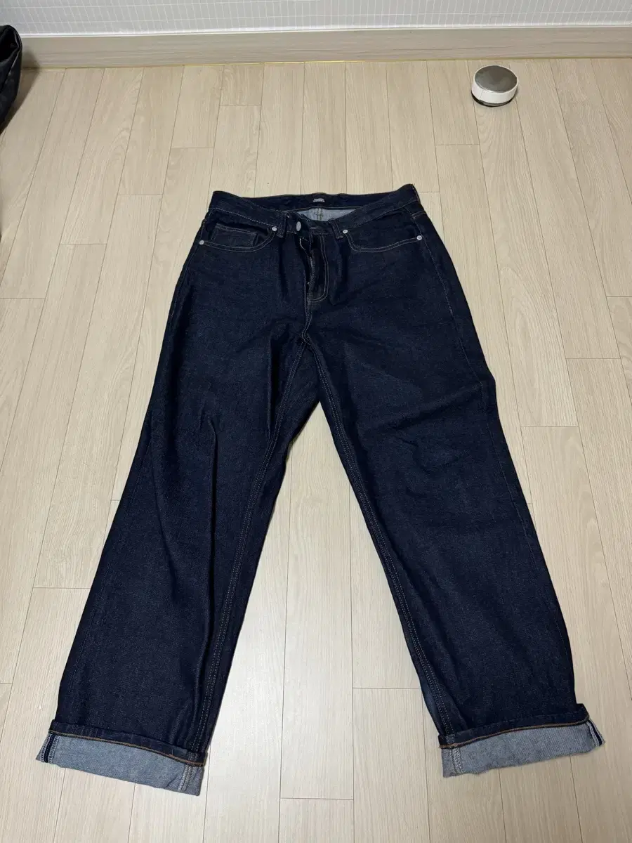 Regular Fit Denim Trousers Deep Indigo 33