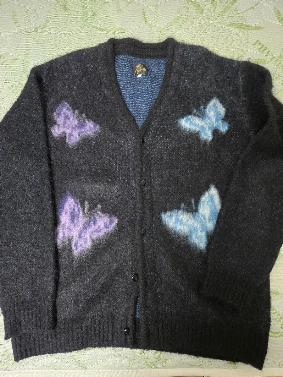 [L] Needles Papillon Mohair Cardigan