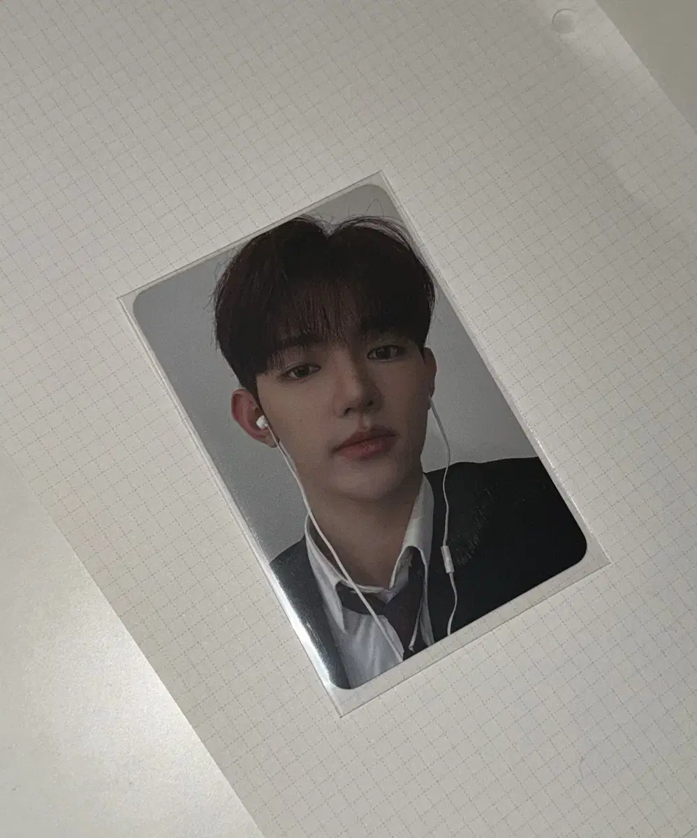 Zhang Hao photocard unreleased photocard Earphones ld