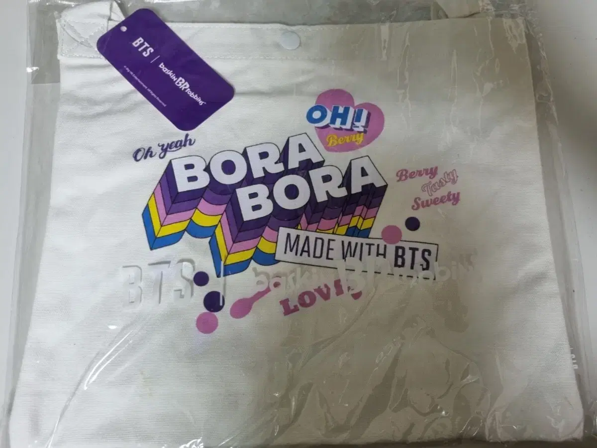 BTS Baskin Robbins Eco Bag Unsealed