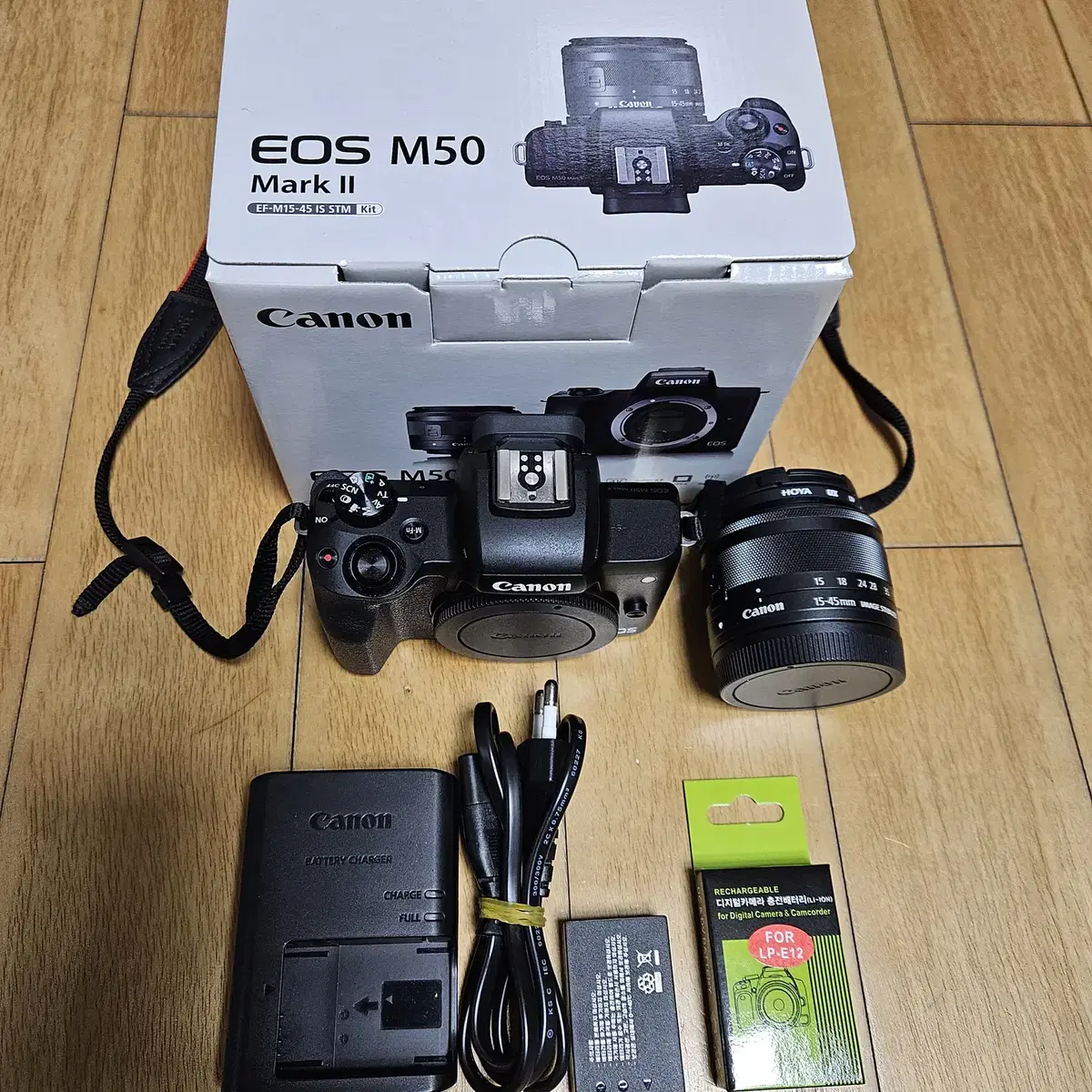 케논m50 mark2 번들키트  미러리스카메라 판매합니다