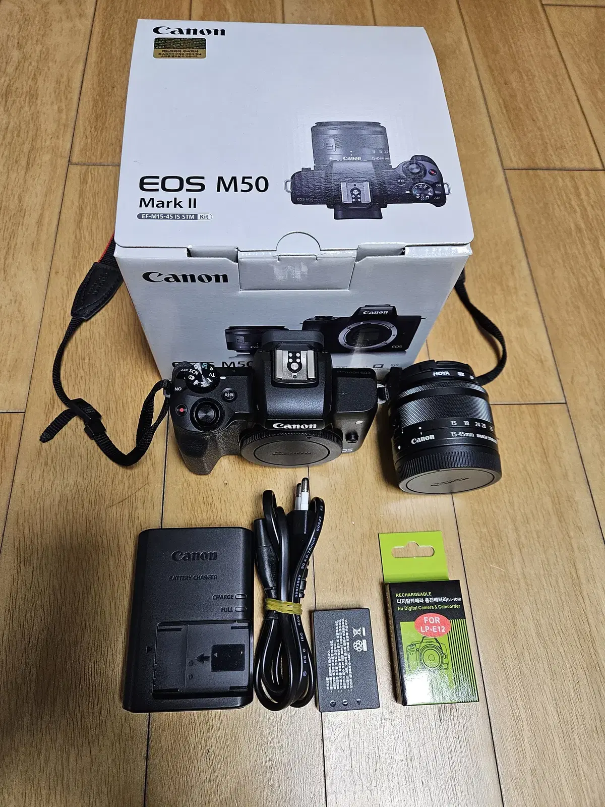 케논m50 mark2 번들키트  미러리스카메라 판매합니다