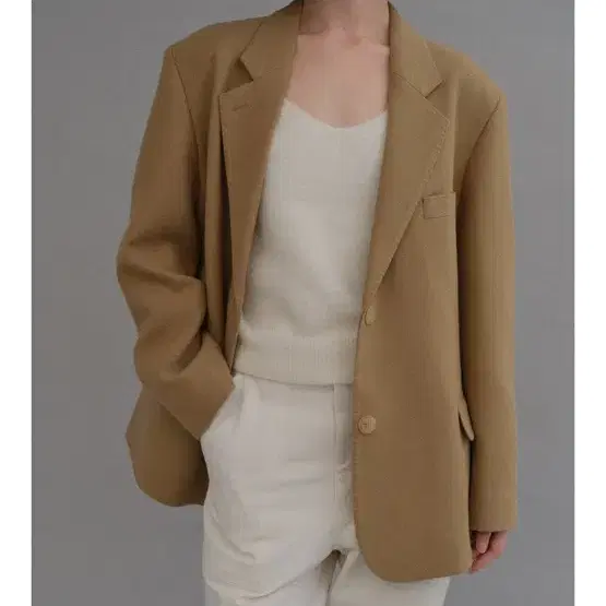 베이오드 울자켓 baieoud wool jacket beige