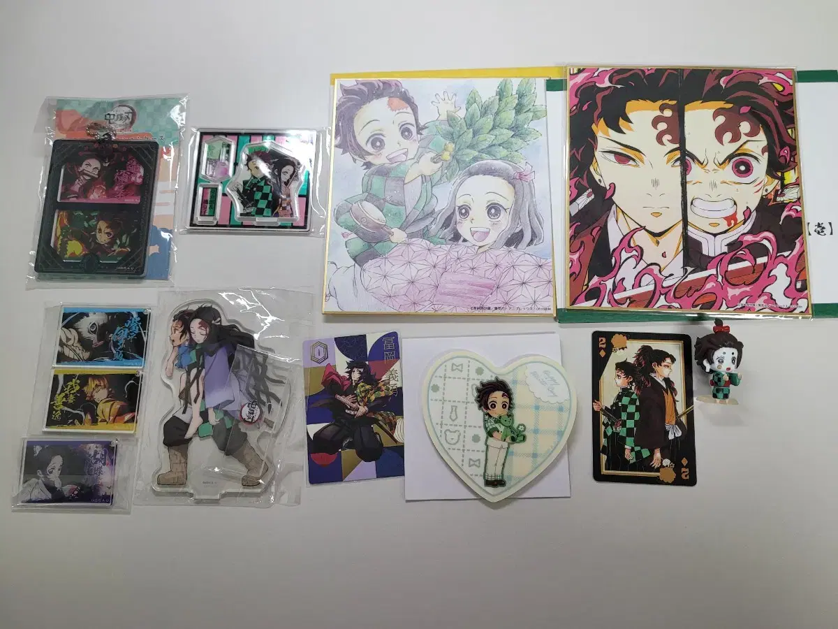 Demon Slayer Acrylic StandKeyringColored paper coasterTanjiro,Nezuko,Yoruichi Kiyuu