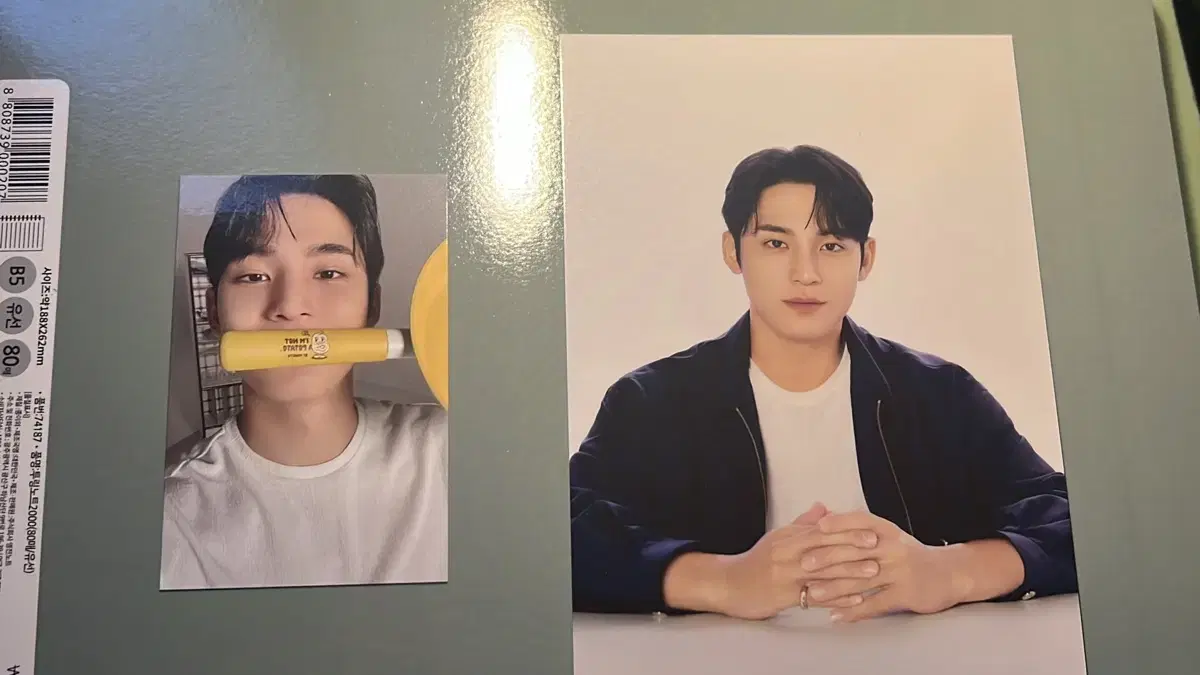 Mingyu Artist Made Frying Pan Photocard + Postcard