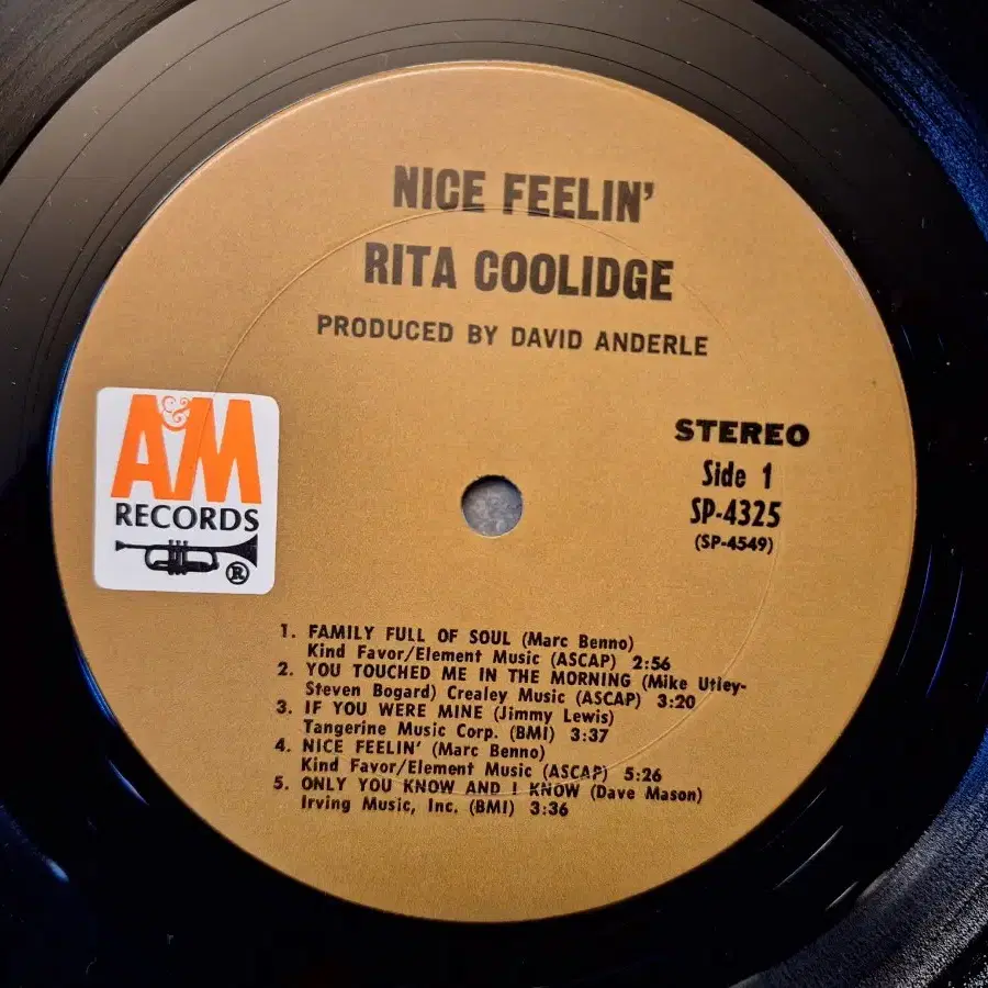 미국원반/초판/Rita Coolidge - Nice Feelin' LP