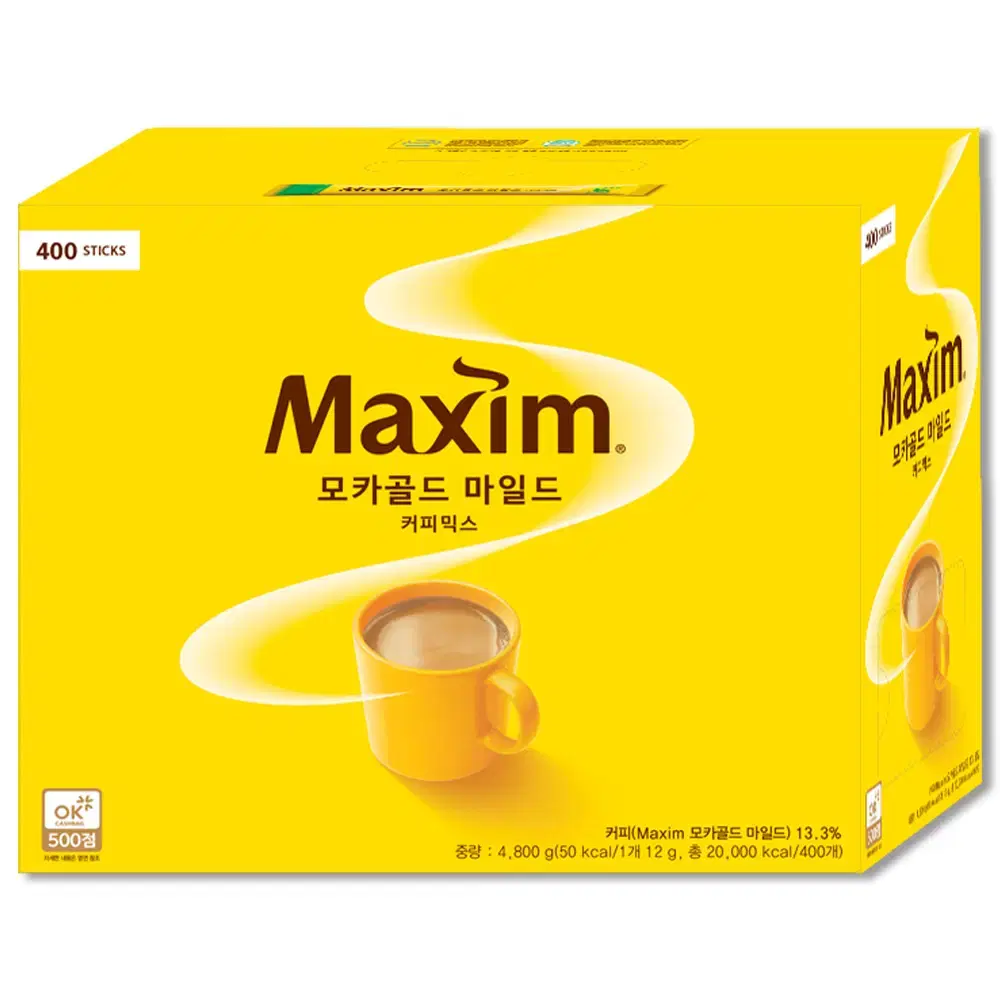 맥심 모카골드 커피 400개