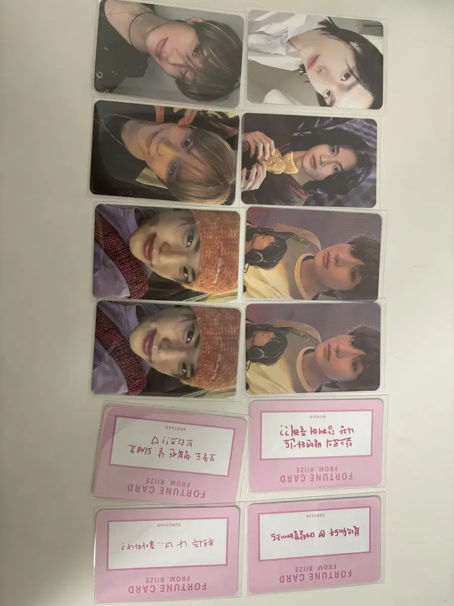 Rize Boom Boombe Valentine photocard bulk wts wonbin eunseok sungchan shotaro sohee chanyoung