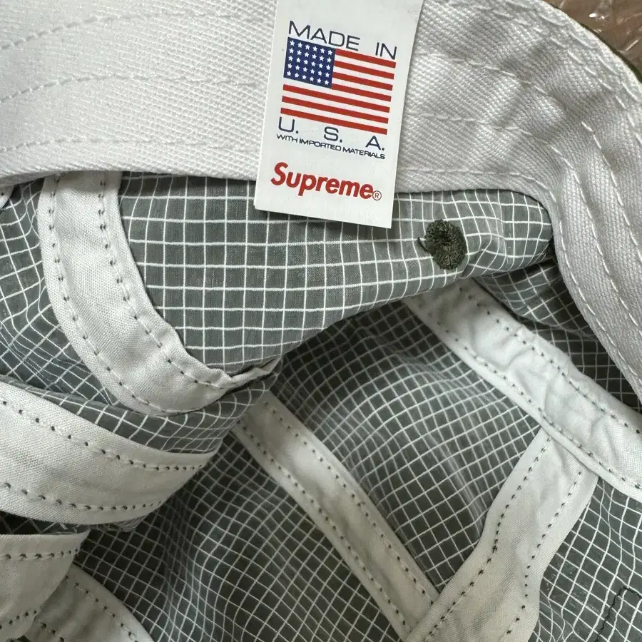 Supreme Gloss Ripstop Camp Cap Olive 슈프림