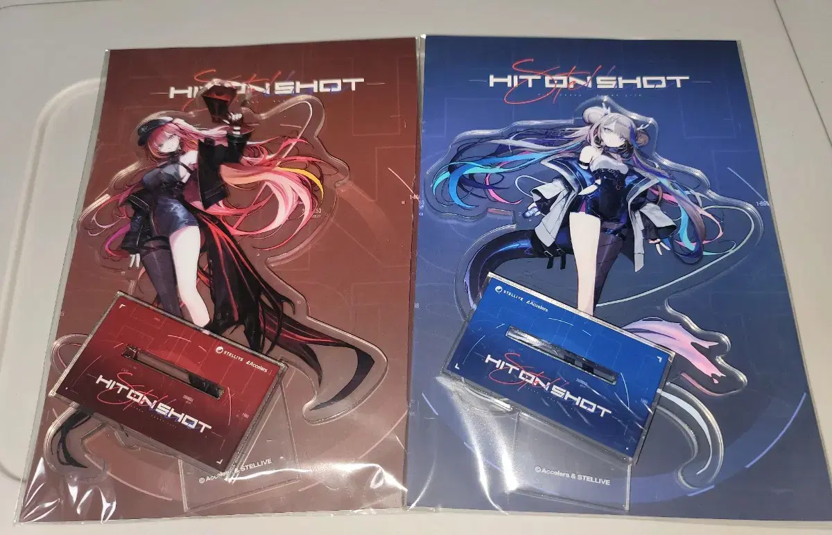 I have a set of Stellive Hit On Shot acrylic stands for sale.